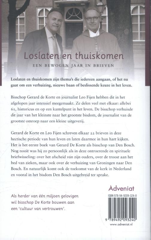Achterkant van Loslaten en thuiskomen