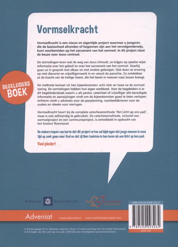 Achterkant van Vormselkracht!