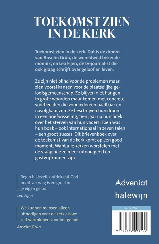 Achterkant van Toekomst zien in de Kerk