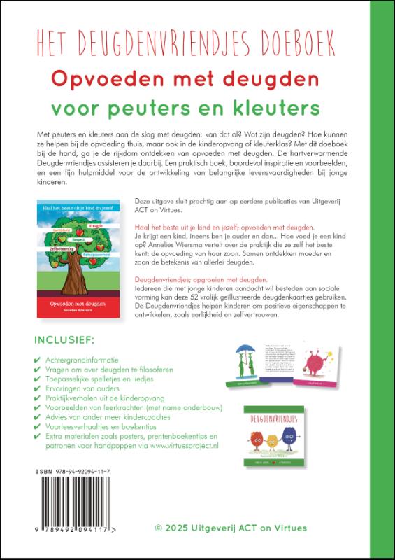 Achterkant van Deugdenvriendjes Doe-Boek