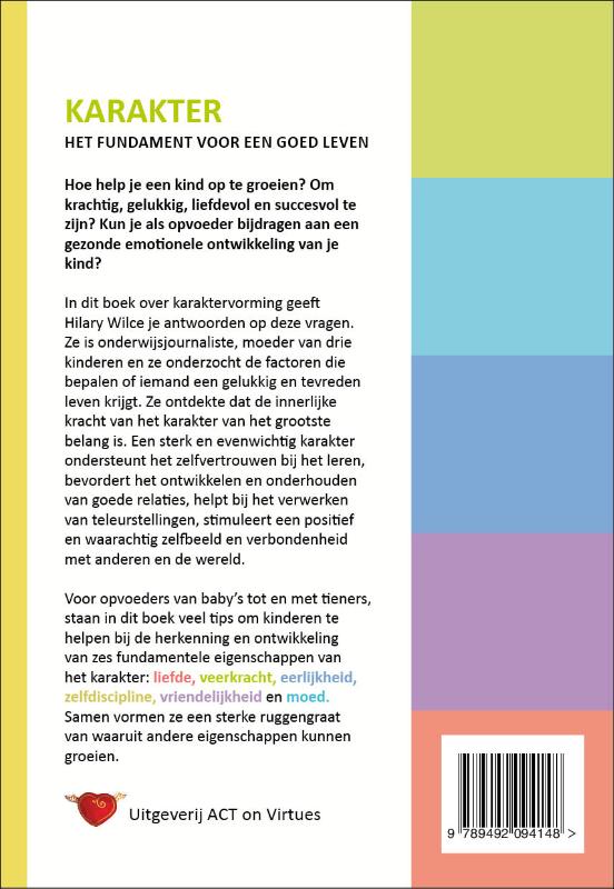 Achterkant van Karakter