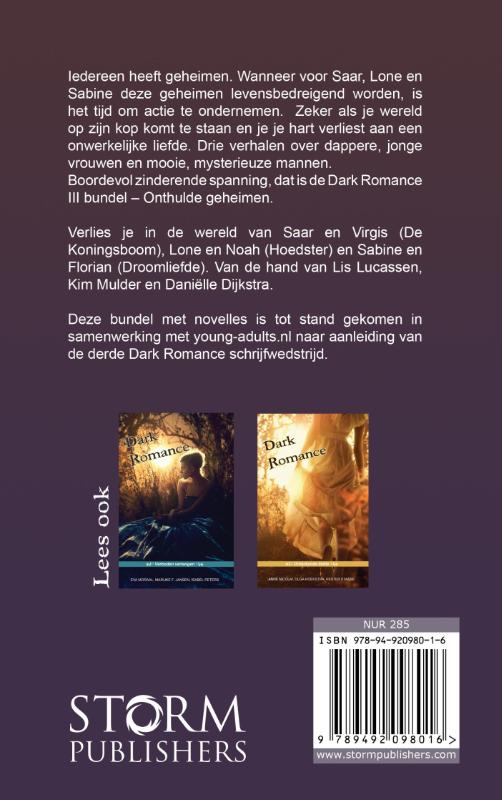 Achterkant van 3 onthulde geheimen