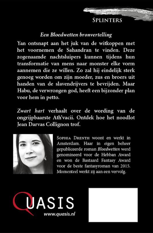 Achterkant van Zwart hart