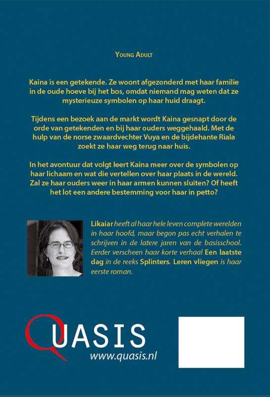 Achterkant van Leren vliegen
