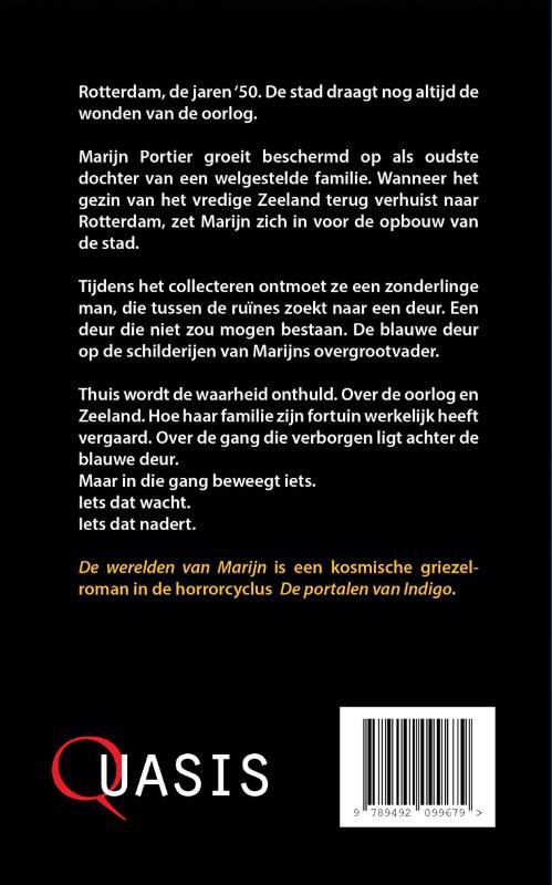 Achterkant van De werelden van Marijn