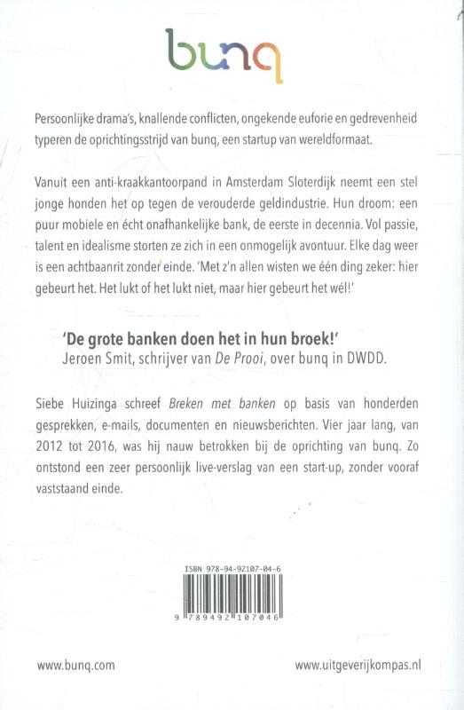 Achterkant van Breken met banken