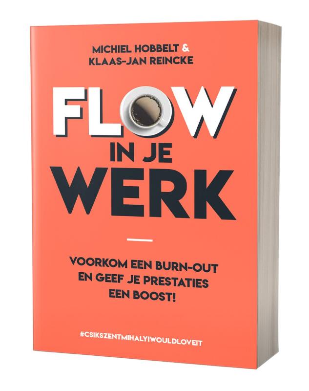 Achterkant van Flow in je werk