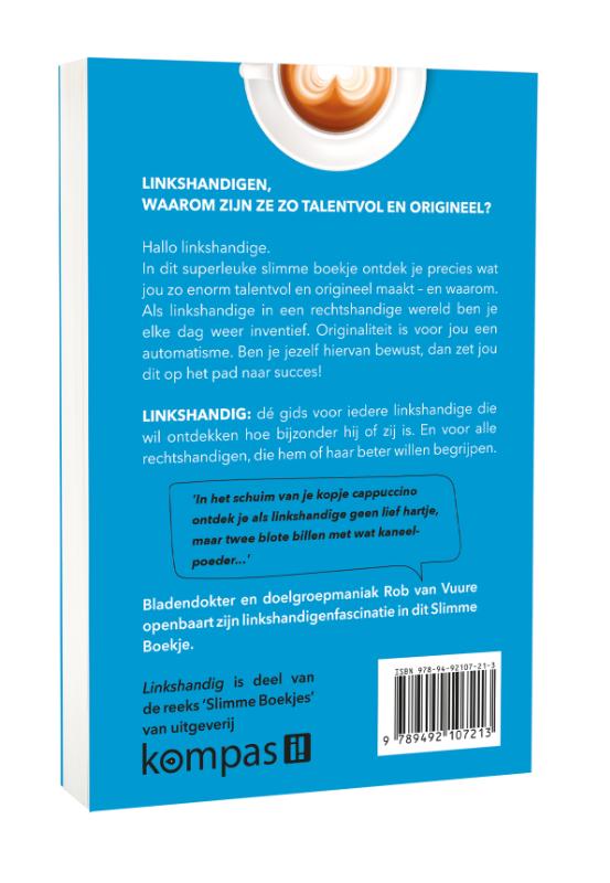 Achterkant van Linkshandig