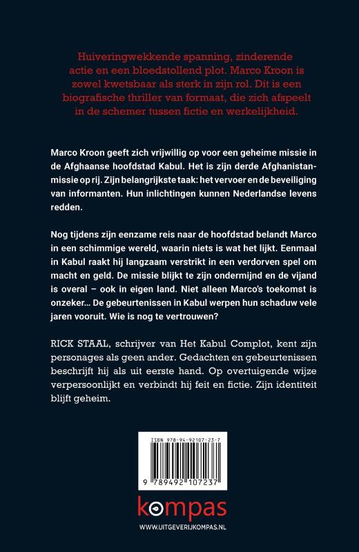 Achterkant van Het Kabul Complot