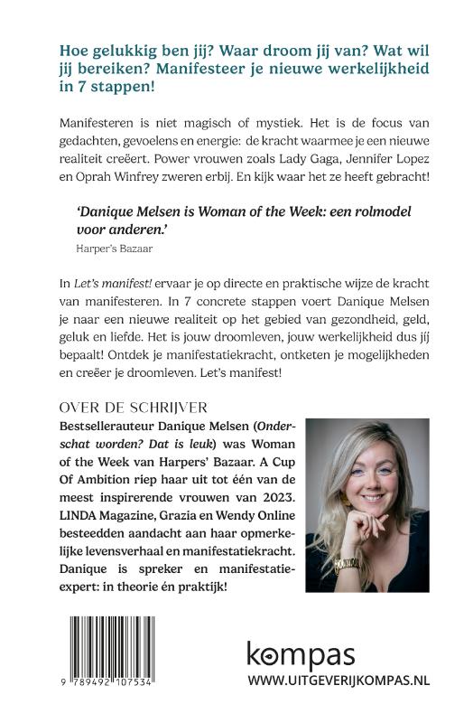 Achterkant van Let's manifest