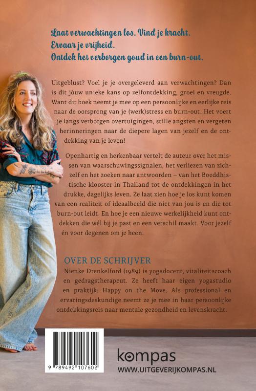 Achterkant van Verborgen goud in een burn-out