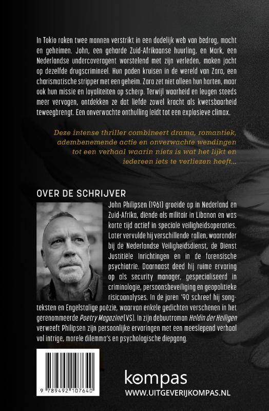 Achterkant van Heldin der Heiligen