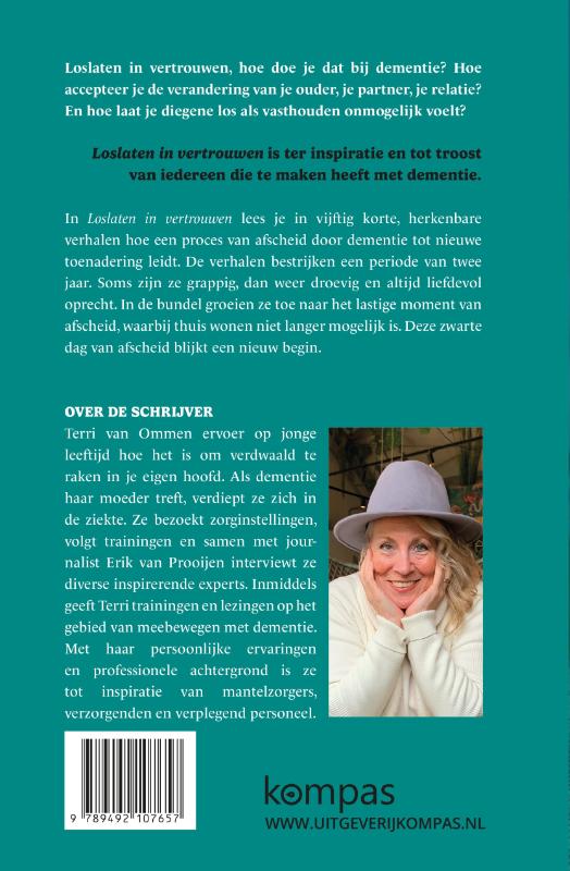 Achterkant van Loslaten in vertrouwen