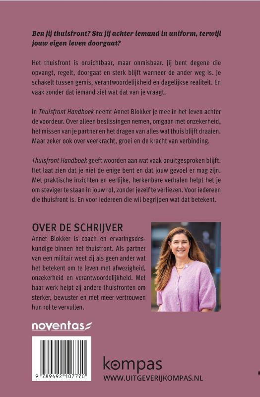 Achterkant van Thuisfront handboek