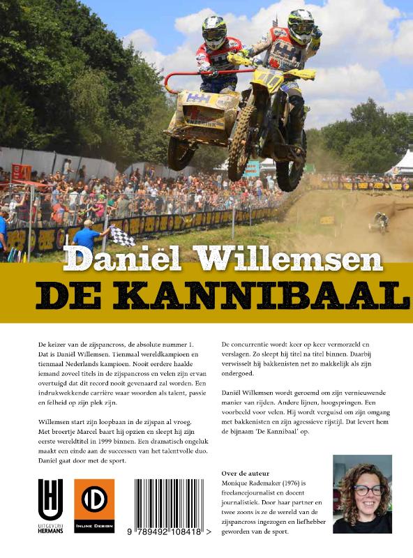Achterkant van Daniël Willemsen De Kannibaal