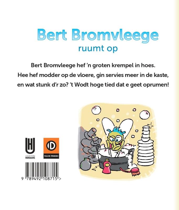 Achterkant van Bert Bromvleege ruumt op