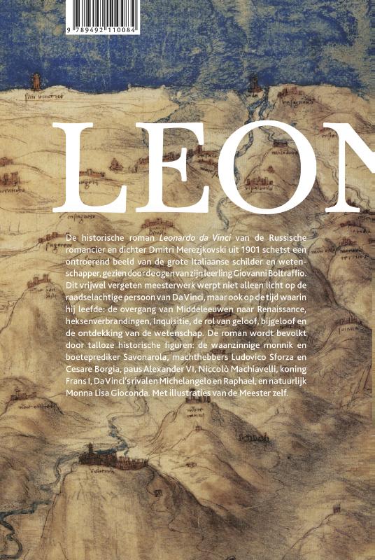 Achterkant van Leonardo da Vinci