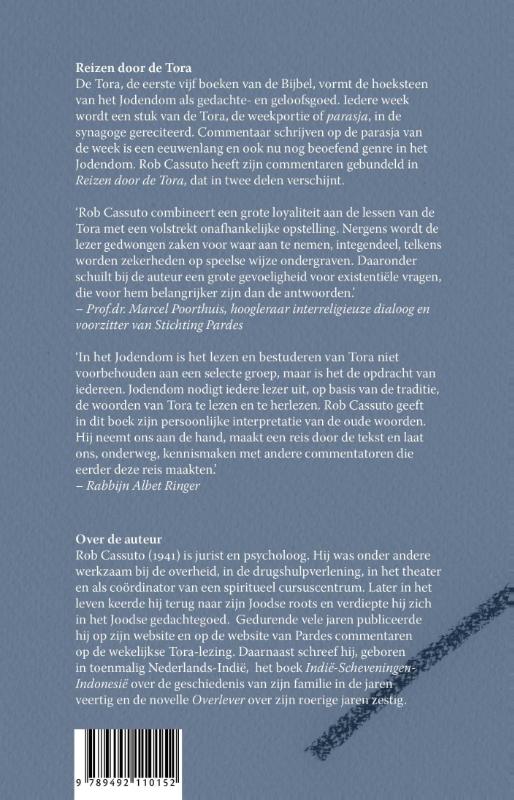 Achterkant van Van de berg naar de rivier: Leviticus, Numeri en Deuteronomium
