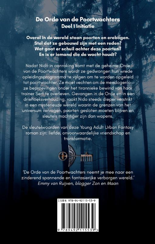 Achterkant van De Orde van de Poortwachters