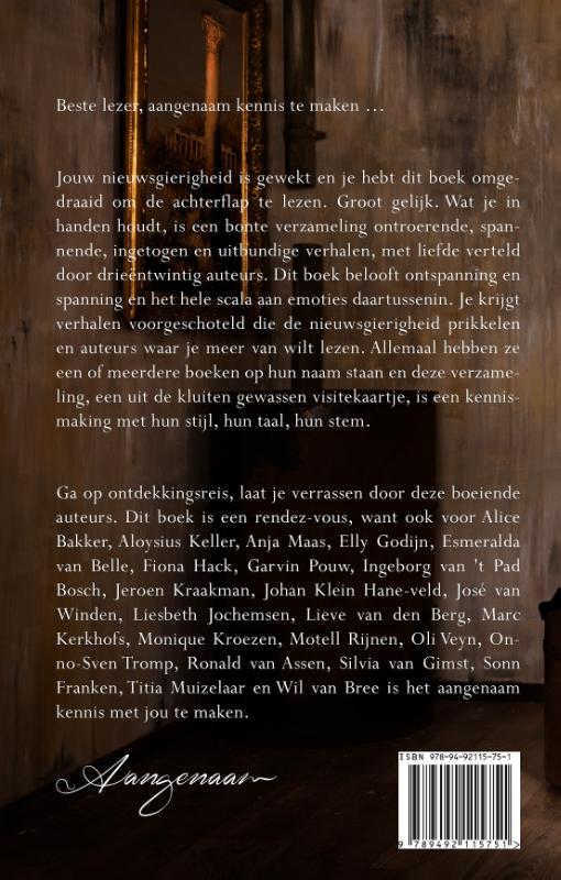 Achterkant van Aangenaam