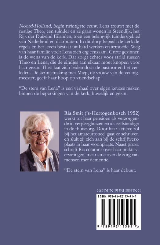 Achterkant van De stem van Lena