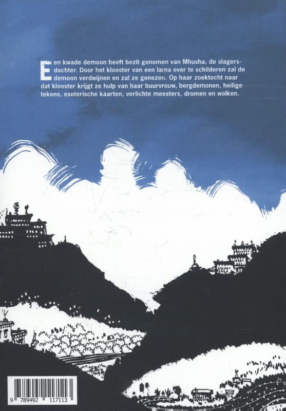 Achterkant van Tibet