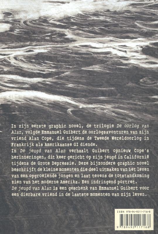 Achterkant van De jeugd van Alan