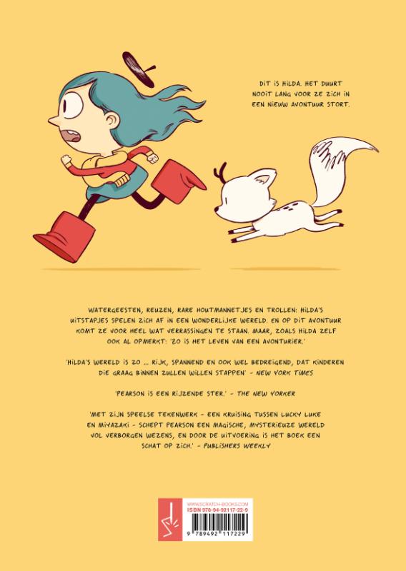 Achterkant van Hilda en de trol