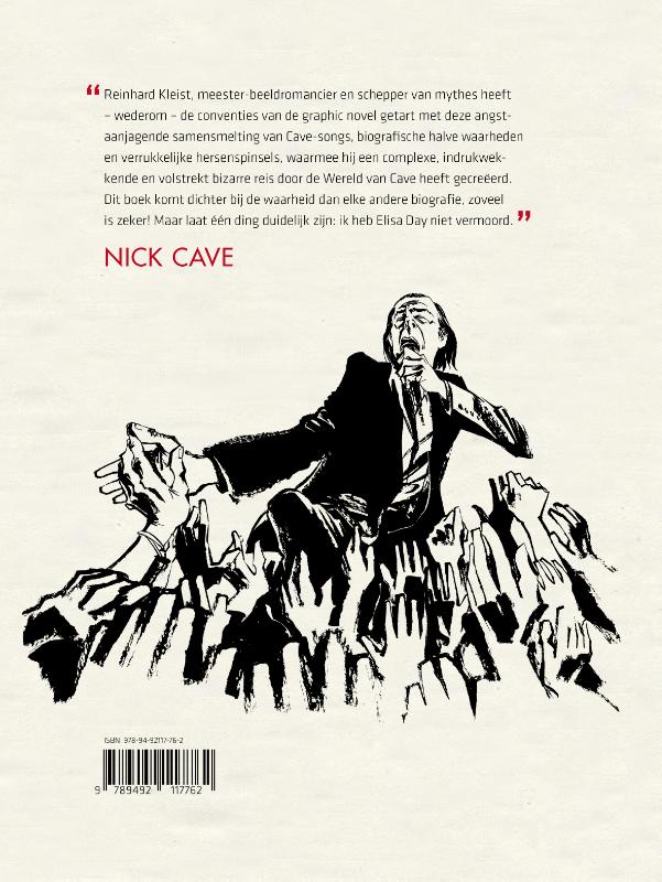 Achterkant van Nick Cave