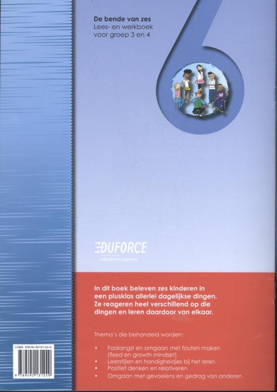 Achterkant van De bende van 6