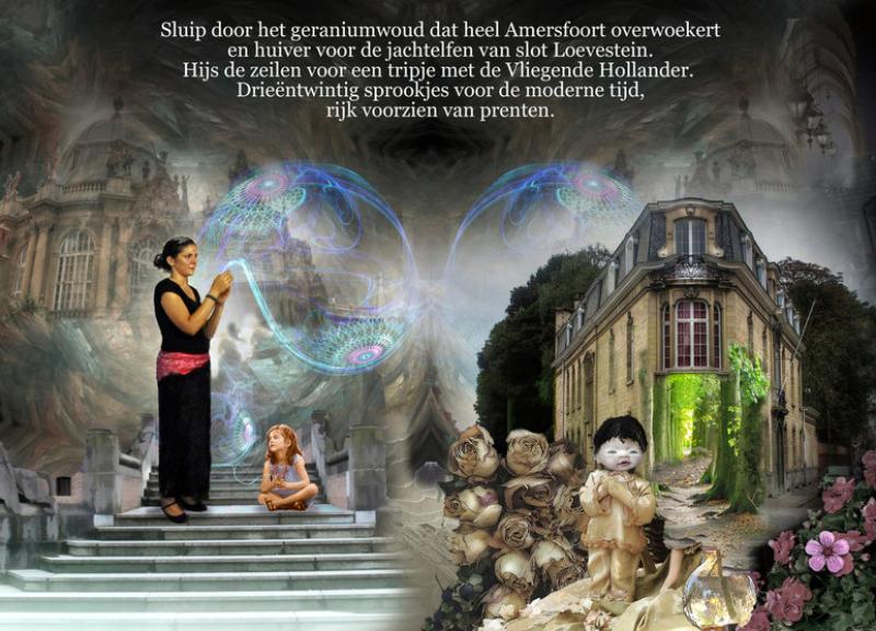 Achterkant van Wonderbaarlijjke verhalen uit het duistere geraniumwoud