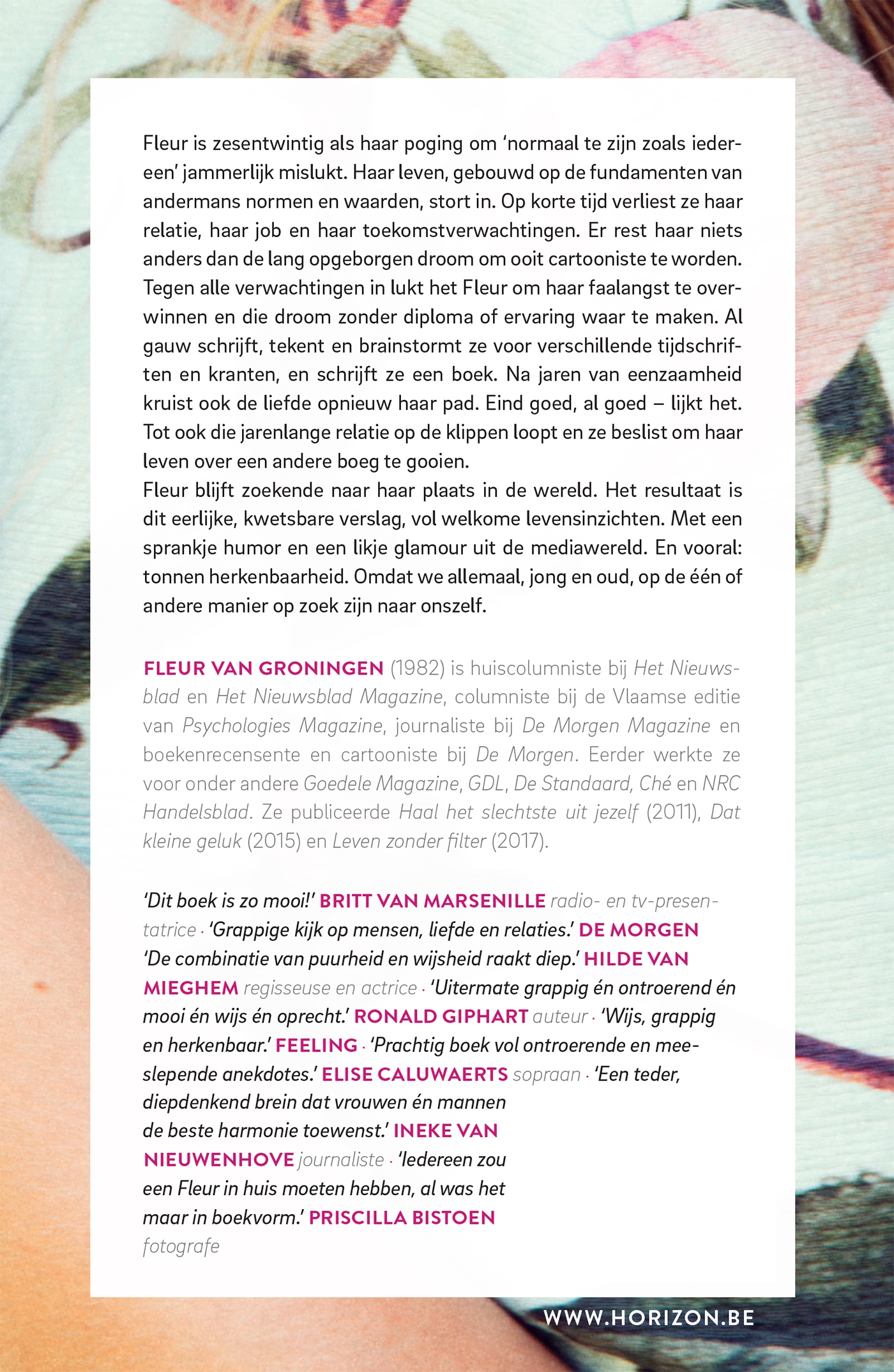 Achterkant van Dat kleine geluk