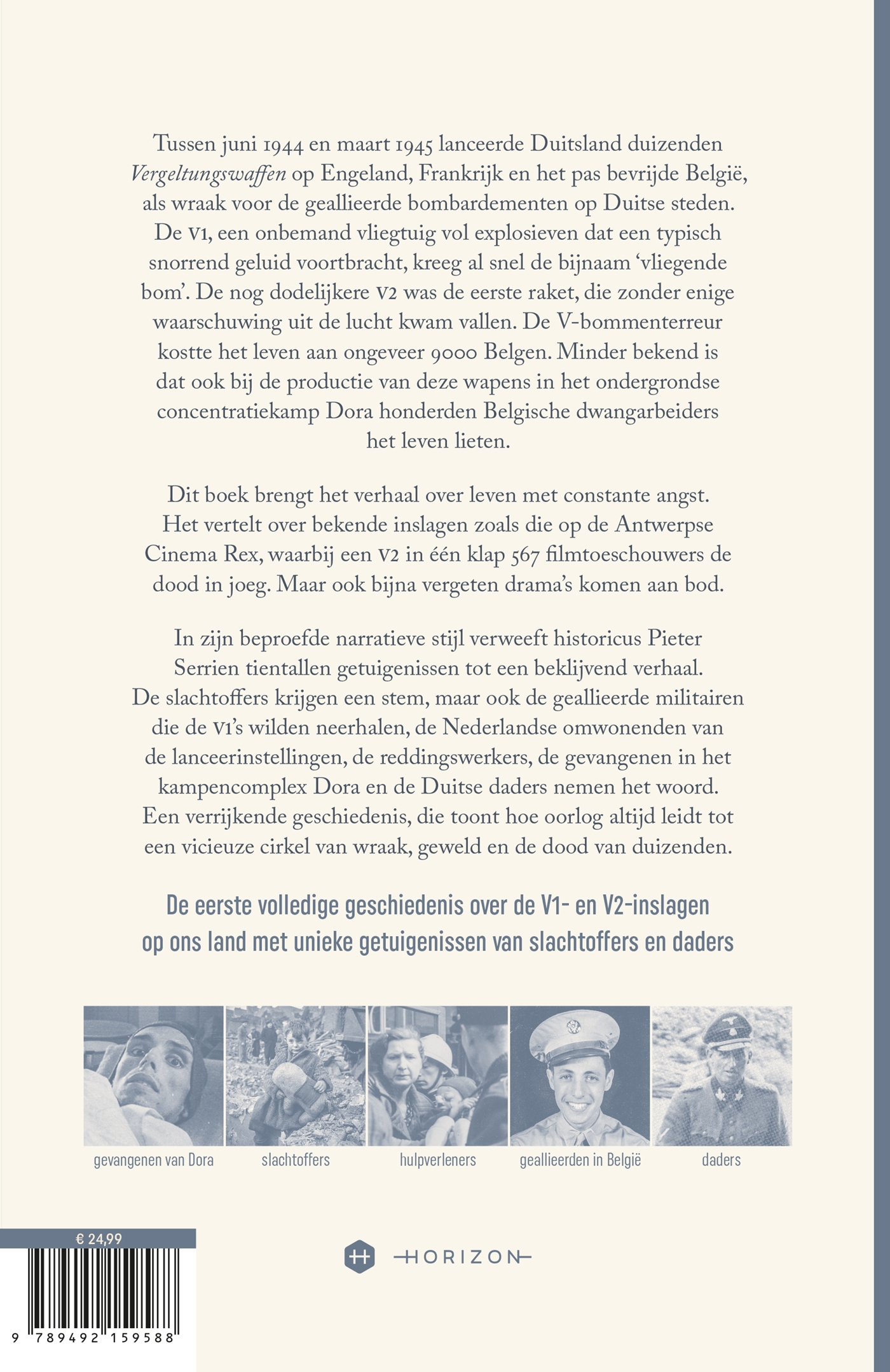 Achterkant van Elke dag angst