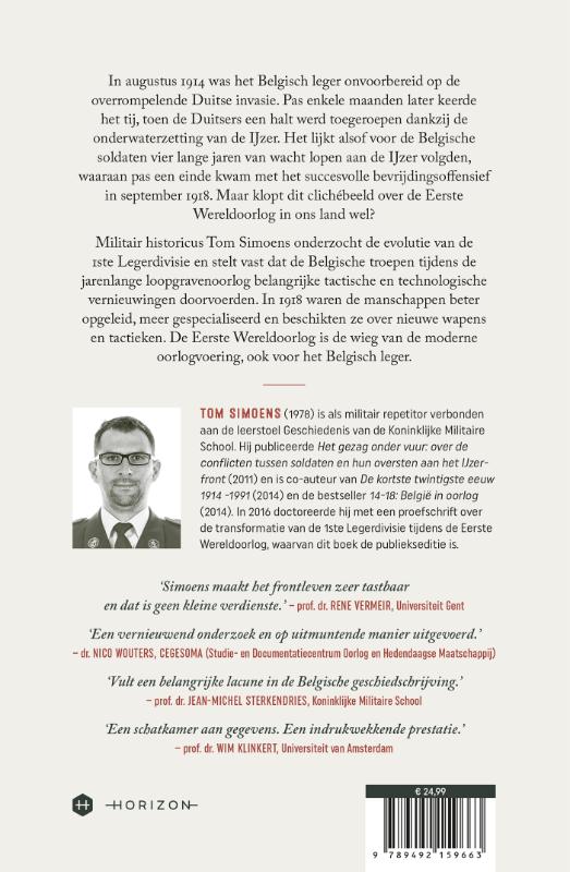 Achterkant van De chaos van het slagveld
