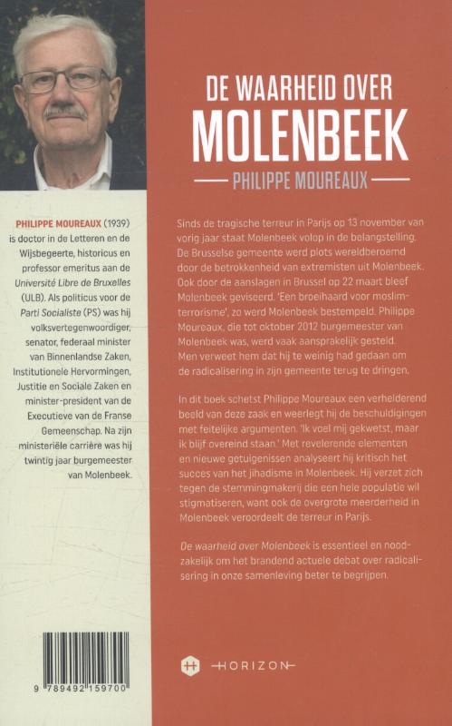 Achterkant van De waarheid over Molenbeek