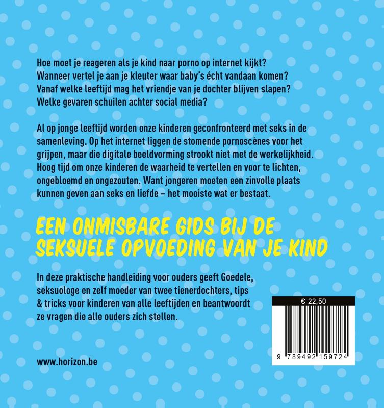 Achterkant van Help mijn kind denkt aan seks!