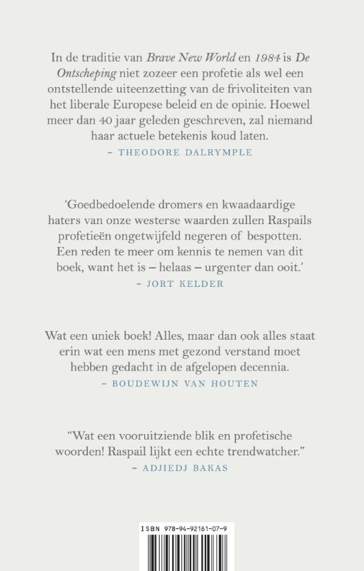 Achterkant van De ontscheping