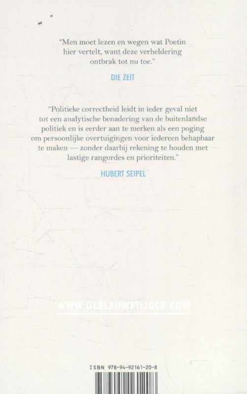 Achterkant van Poetin