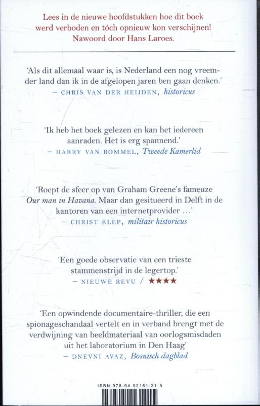 Achterkant van De doofpotgeneraal