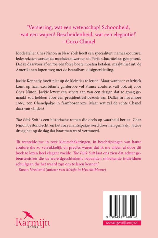 Achterkant van The pink suit