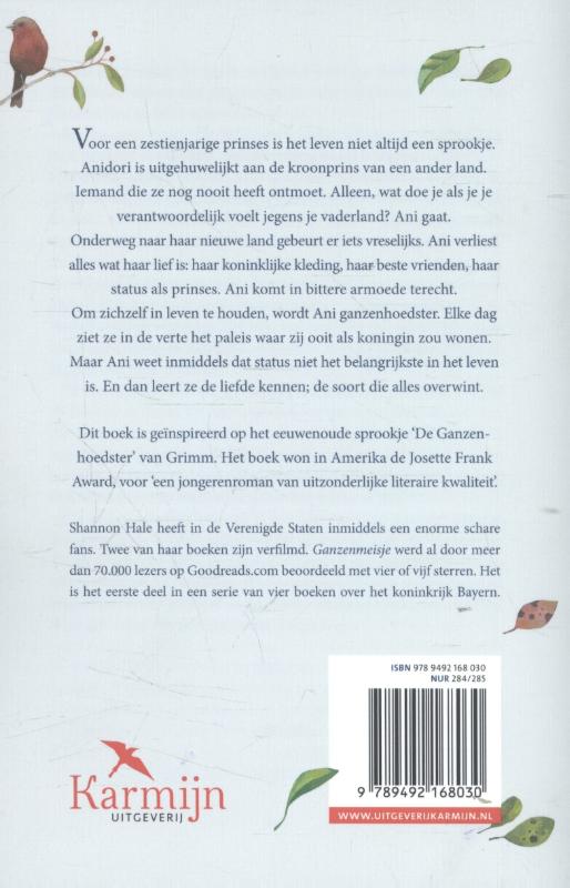 Achterkant van Ganzenmeisje