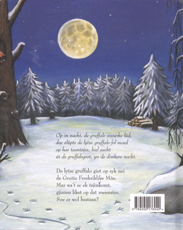 Achterkant van De lytse gruffalo