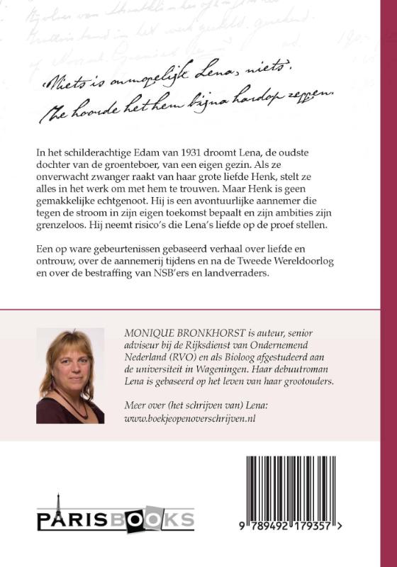 Achterkant van Lena