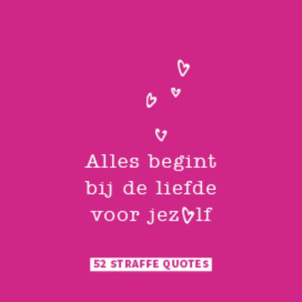Achterkant van 52 Straffe quotes