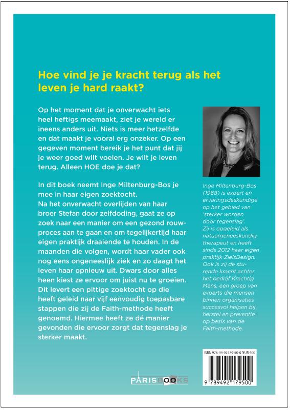 Achterkant van Sterker door tegenslag