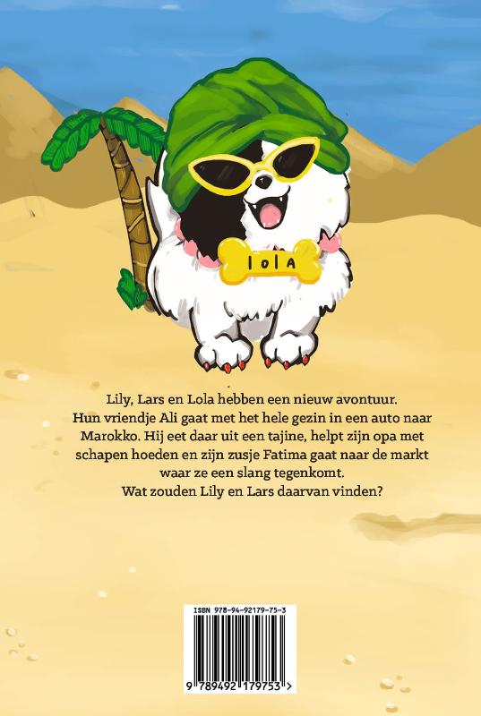 Achterkant van Op vakantie!