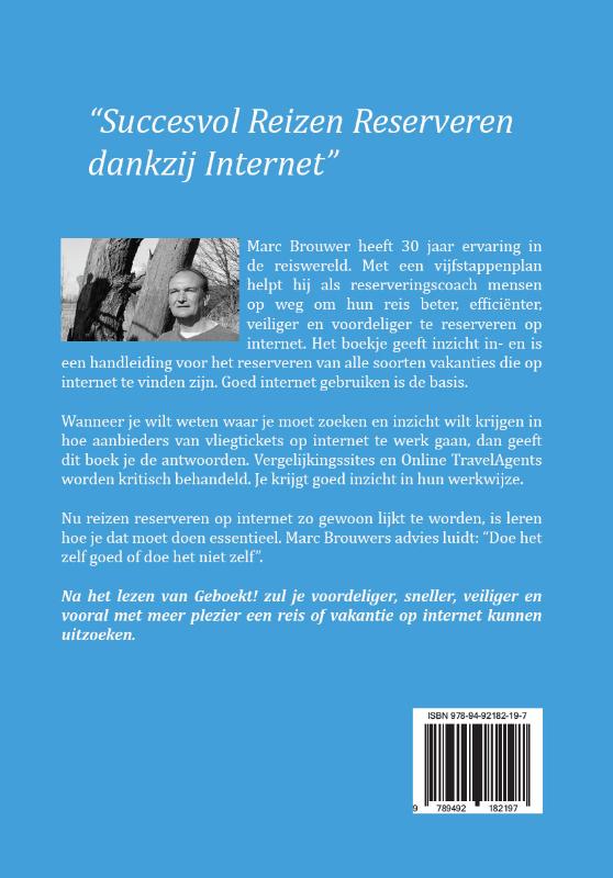 Achterkant van Geboekt!