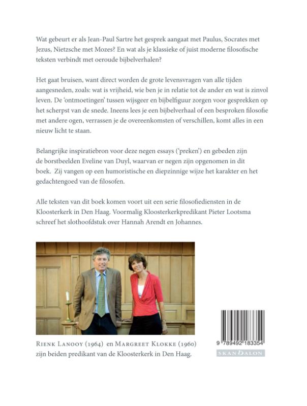 Achterkant van Filosofen op de kansel