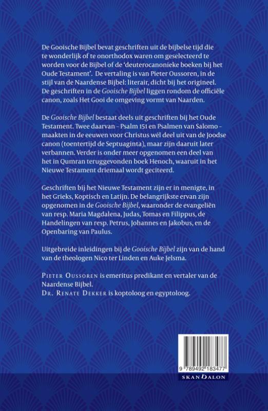 Achterkant van Gooische Bijbel