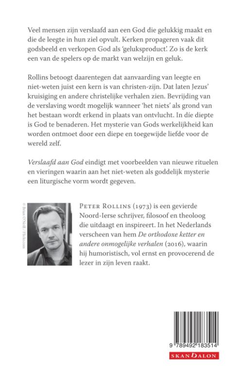 Achterkant van Verslaafd aan God